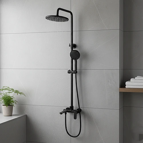 مساطر مع خلاط + سماعة مدور اسود