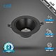 جرم سبوت لايت مانع للتوهج ثابت المينيوم غطاء اسود مع اسود 7 سم