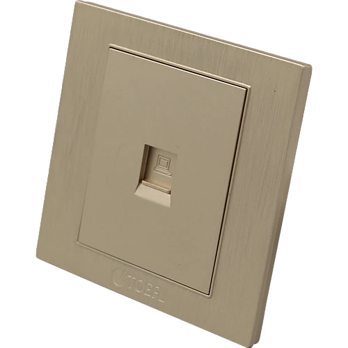  صورة منتج فيش منفذ كمبيوتر مفرد لون ذهبي ملكي توفل موديل TF/CC/GY