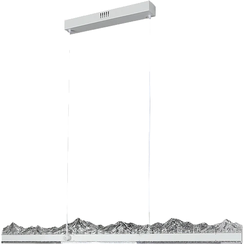 نجف مودرن ابيض لون الانارة 3 اضاءات 55 واط مقاس 1200 ملم