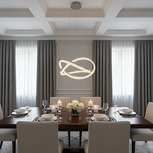 علاقي مودرن رصاصي لون الانارة 3 اضاءات واط 48