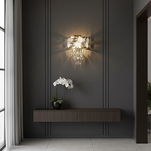 ابليك مودرن ذهبي E14*2