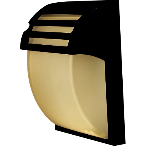  منتج كشاف بوابة 1 لمبة اسود مفرد-9201/1BK/E27