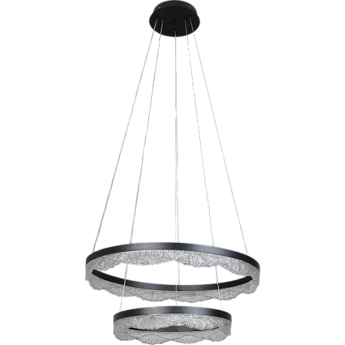 نجف أسود لون الانارة 3 اضاءات 65 واط مقاس 40*60 ملم