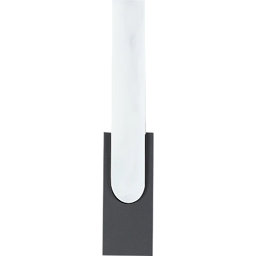 ابليك مودرن اسود لون الانارة اصفر واط 12 مقاس 600 ملم