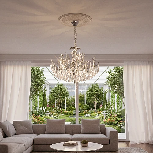 علاقي مودرن فضي E14*10