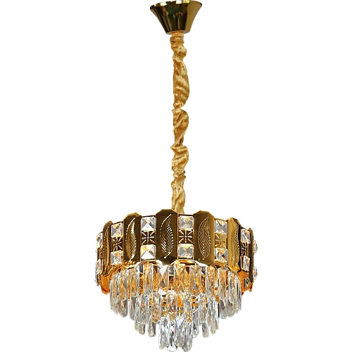 علاقي مودرن ذهبي E14*5 مقاس 400 ملم