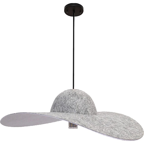 علاقي مودرن فضي E27*1L قطر 650 ملم