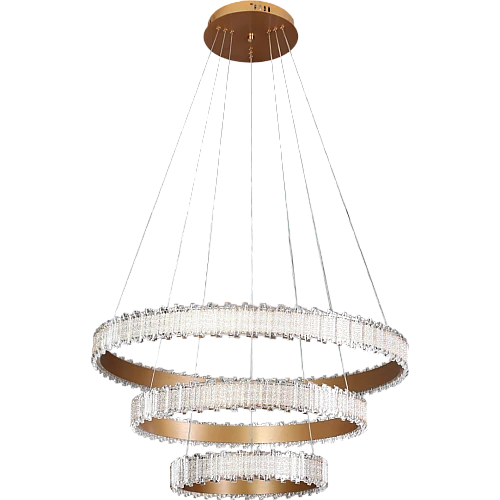 علاقي مودرن ذهبي لون الانارة 3 اضاءات 400 + 600 + 800 200W