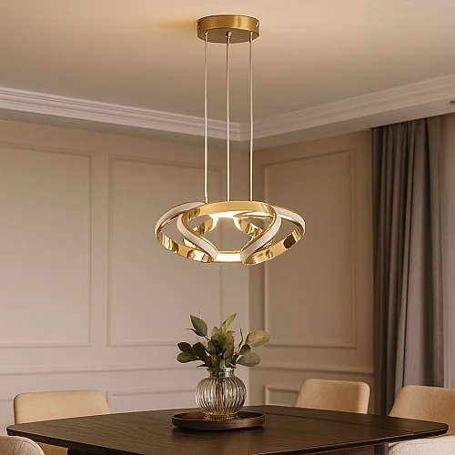 علاقي مودرن ذهبي لون الانارة 3 اضاءات واط 65