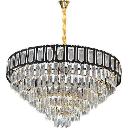 علاقي مودرن اسود E14*15 قطر 80 سم