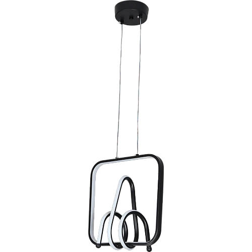 علاقي مودرن اسود لون الانارة 3 اضاءات واط 60