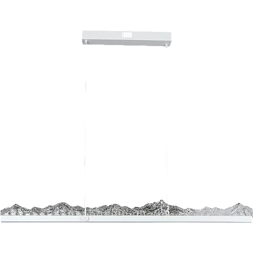 نجف مودرن ابيض لون الانارة 3 اضاءات 55 واط مقاس 1200 ملم