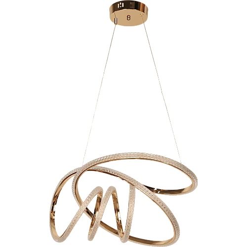 نجف مودرن ذهبي لون الانارة 3 اضاءات 75 واط