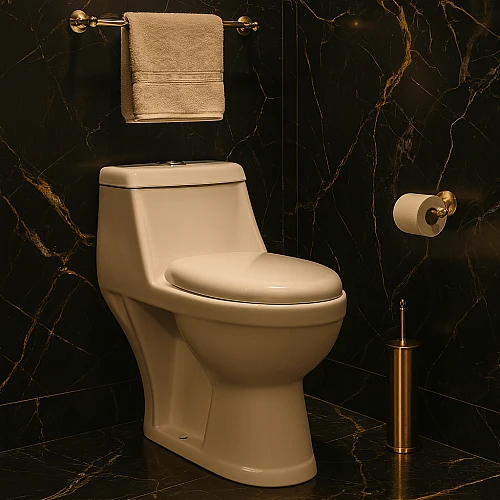 كرسي افرنجي دائري ظهر قصير مقاس 25 سم ابيض