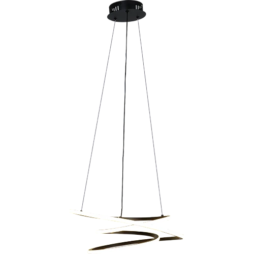 علاقي مودرن اسود لون الانارة 3 اضاءات 75 واط