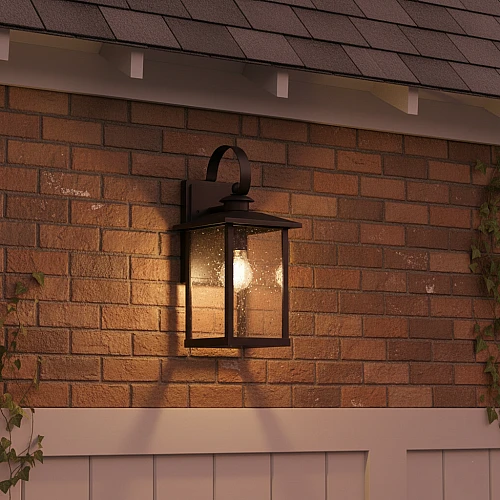 فانوس جداري غطاء لون اسود