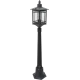  منتج فانوس عمود 1 متر اسود مع شفاف-6176/1-1M/BK+CL