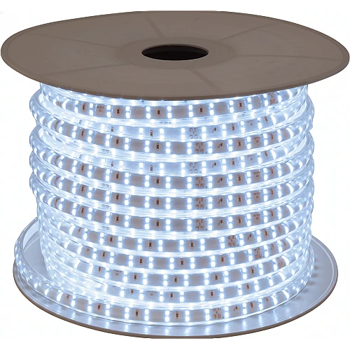 إضاءة مخفية جبس بورد ستريب لايت لون الانارة ابيض 276 شريحة لفة 50 متر توفل