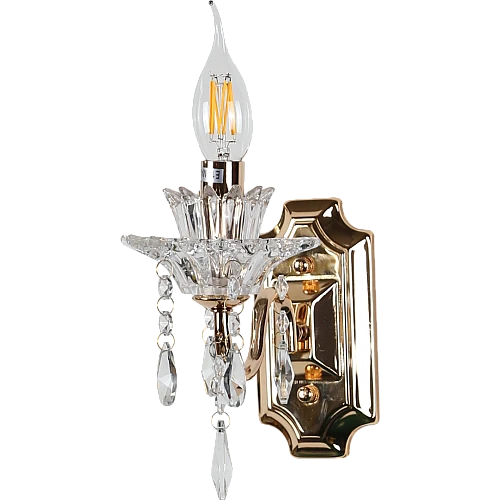 ابليك مودرن ذهبي + فضي E14*1