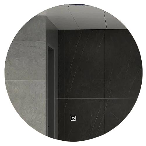 مراية دائري 80*80 ليد 3 اضاءات (تُضاف رسوم الأوزان الثقيلة) + (هذا المنتج متاح داخل مدينة جدة فقط)