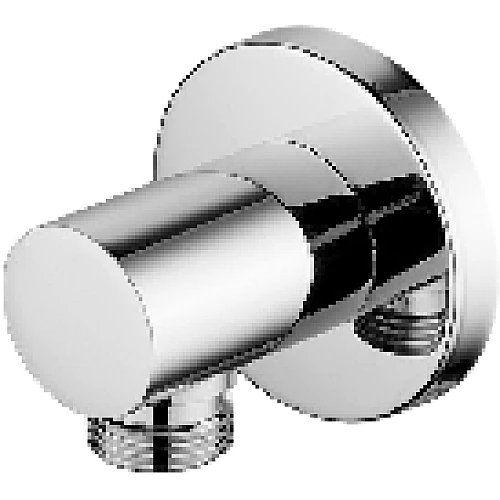 كوع مخفي مدور كروم