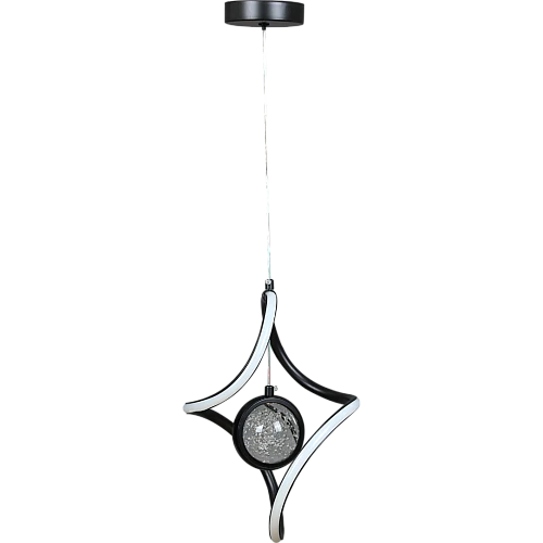 علاقي مودرن اسود لون الانارة 3 اضاءات واط 18