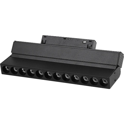 كشاف مجرى عدسات متحرك لون الانارة 3 اضاءات 12 واط (المخفي يحتاج ترنس) مقاس 22 سم