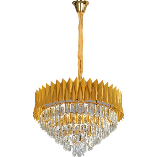 علاقي مودرن ذهبي E14*9 مقاس 600 ملم