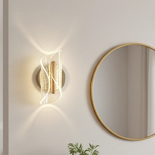 ابليك مودرن ذهبي لون الانارة 3 اضاءات W3