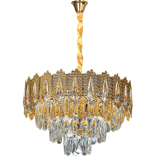 علاقي مودرن ذهبي E14*5 مقاس 400 ملم