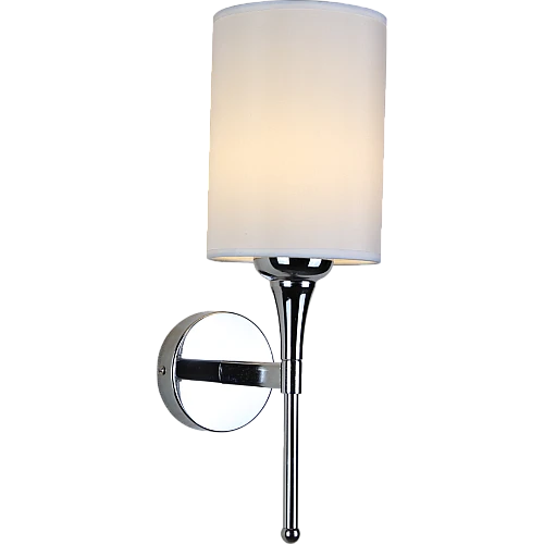  صورة منتج ابليك حائط جداري مودرن مفرد فضي E14*1L موديل WA/C5832/1CH