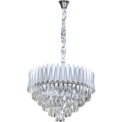 علاقي مودرن فضي E14*9 مقاس 600 ملم