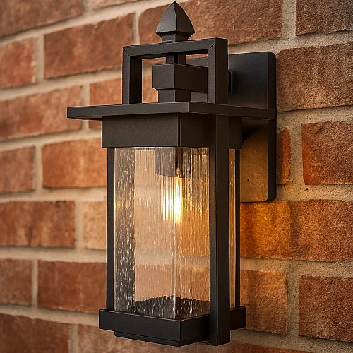 فانوس حائط جداري خارجي اسود