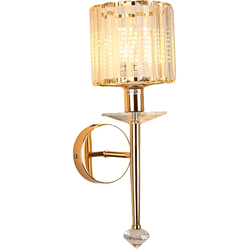  صورة منتج إضاءة بهجة جدارية مفرد ذهبي موديل WA/B5052/1FGD