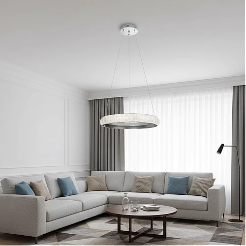 علاقي مودرن فضي لون الانارة 3 اضاءات 48W