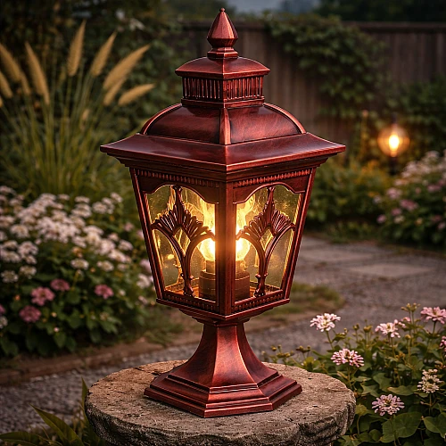 فانوس ارضي نحاسي