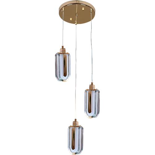 علاقي مودرن ذهبي لون الانارة 3 اضاءات واط 12