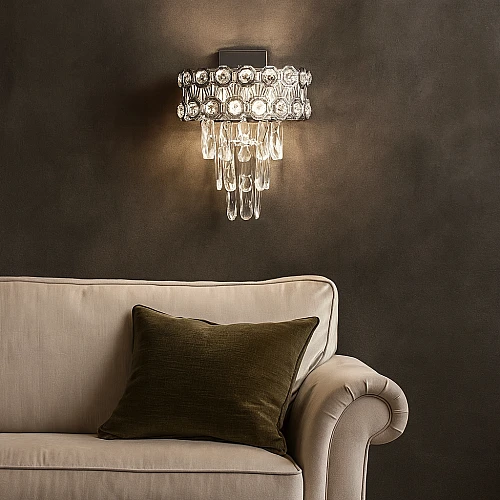 ابليك مودرن فضي E14*2