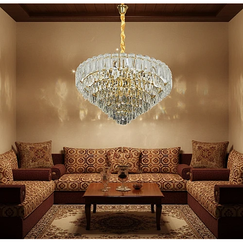 علاقي مودرن ذهبي E14*15