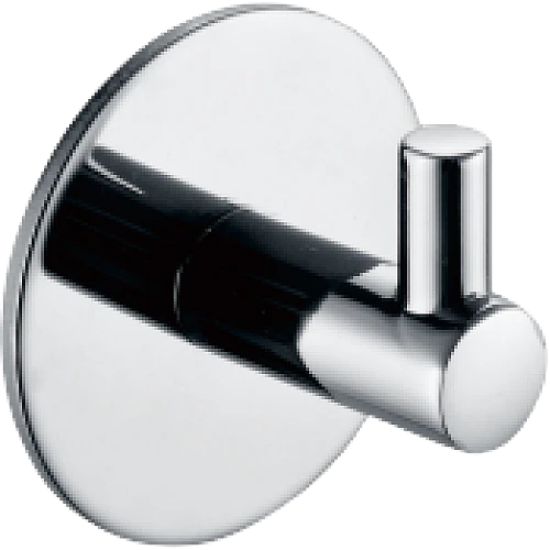 علاقة ملابس حائط دائري مفرد فضي