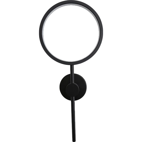  صورة منتج إضاءة ألترا جلو حائط مفرد اسود مع لون الانارة 3اضاءات متغيرة موديل WA/B4688/1BK+3CO