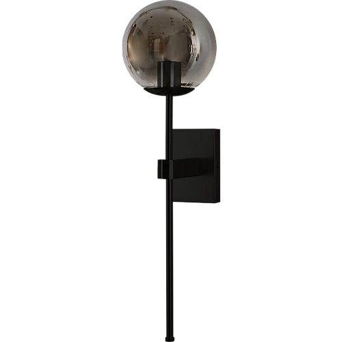 إضاءة لوميا جدارية مفرد اسود مع رمادي لمبة 1 E27