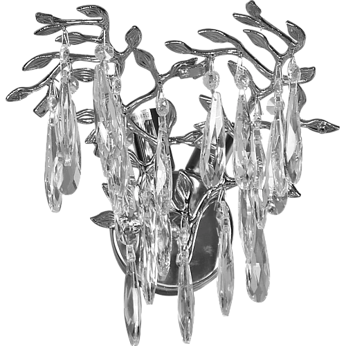 ابليك مودرن فضي E14*2