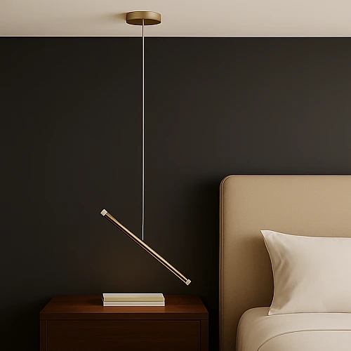 نجف مودرن ذهبي لون الانارة اصفر 5 واط مفرد