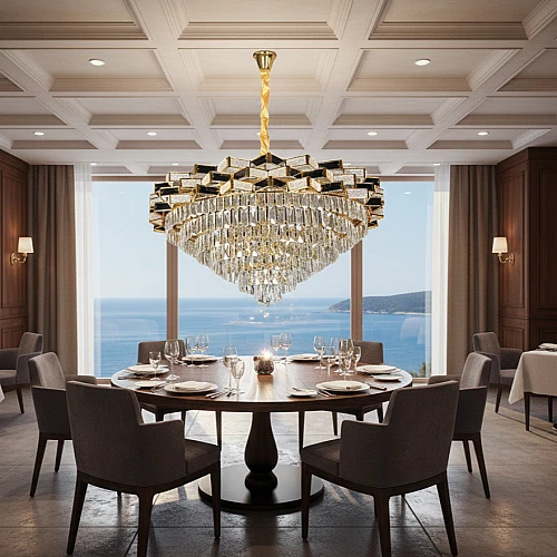 علاقي مودرن ذهبي E14*22