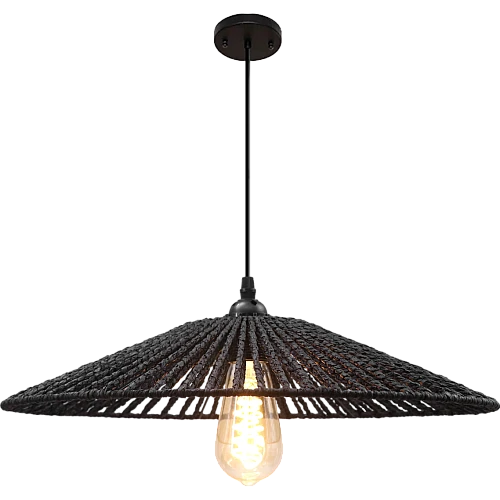 نجف مودرن اسود E27*1 قطر 45 سم