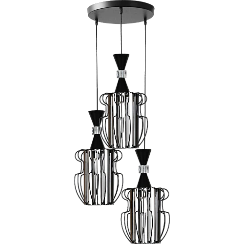 علاقي مودرن اسود E27*3