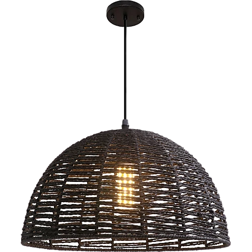 نجف مودرن اسود E27*1 مقاس 50 سم