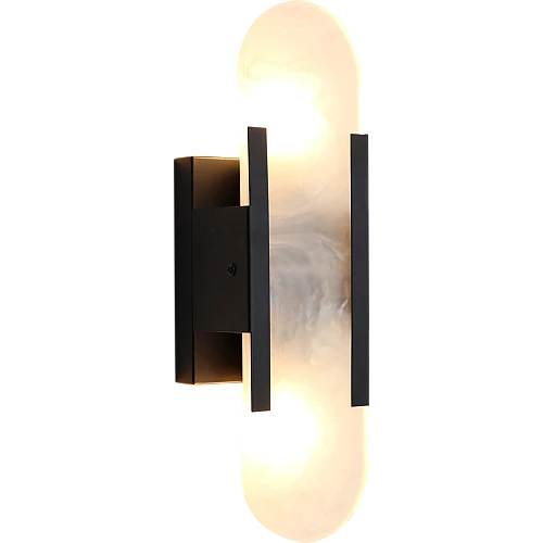 إضاءة راديانس جدارية مودرن مستطيل اسود E14